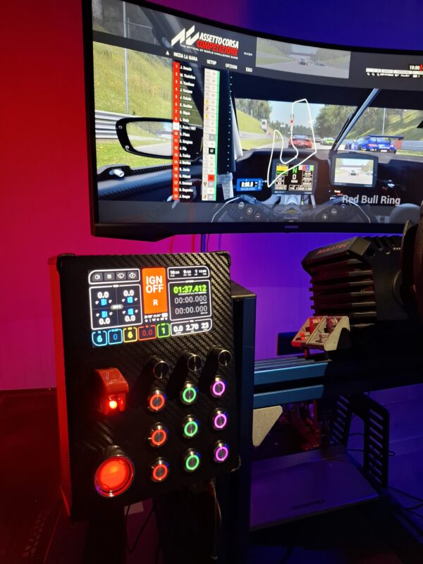 Sim Racing Button Box Display Dashboard 5