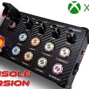 XBOX S/X Play Station PS5 Button Box Sim Racing Metal Push Buttons RGB Multicolor Button Box Luminous Console Start Lighted Toggle Switch Buttonbox